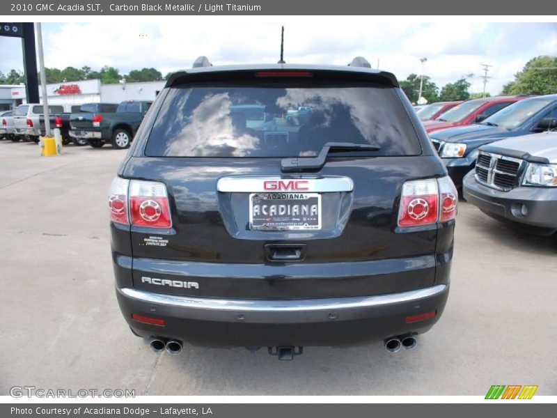 Carbon Black Metallic / Light Titanium 2010 GMC Acadia SLT