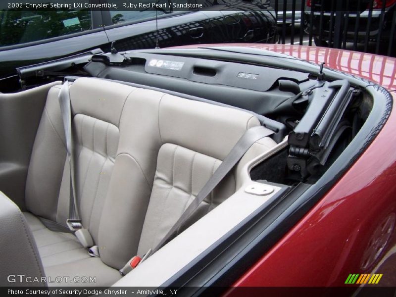 Ruby Red Pearl / Sandstone 2002 Chrysler Sebring LXi Convertible