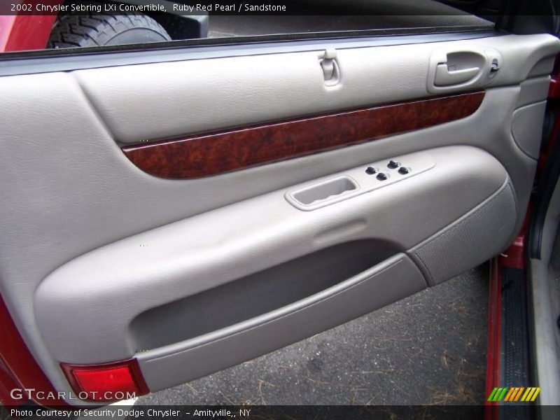 Ruby Red Pearl / Sandstone 2002 Chrysler Sebring LXi Convertible