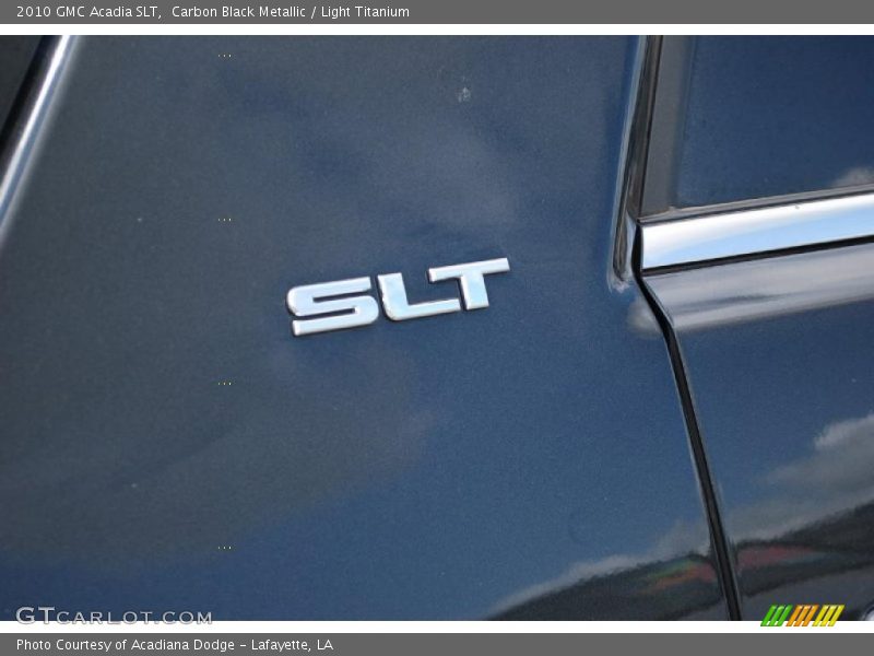 Carbon Black Metallic / Light Titanium 2010 GMC Acadia SLT