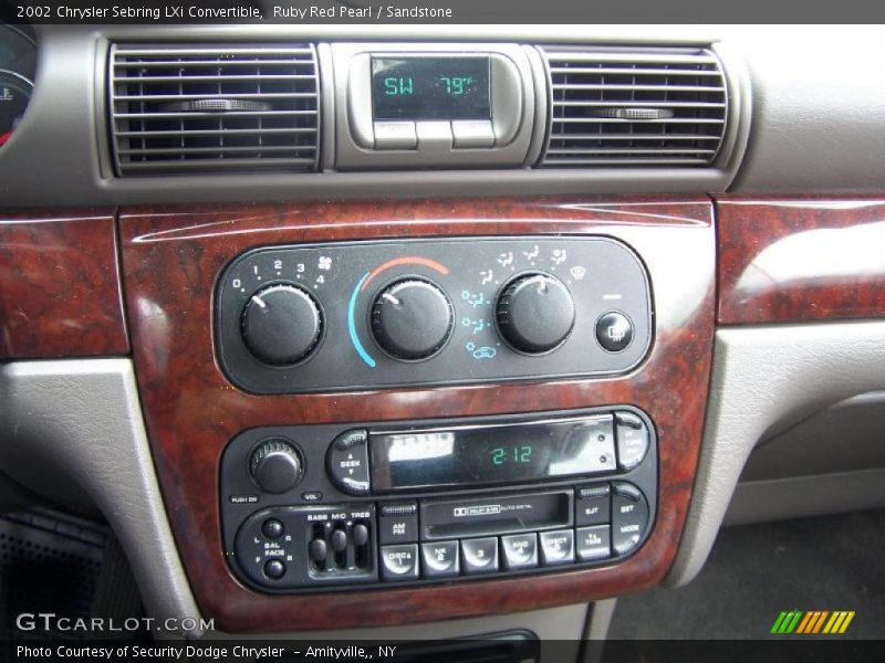 Ruby Red Pearl / Sandstone 2002 Chrysler Sebring LXi Convertible