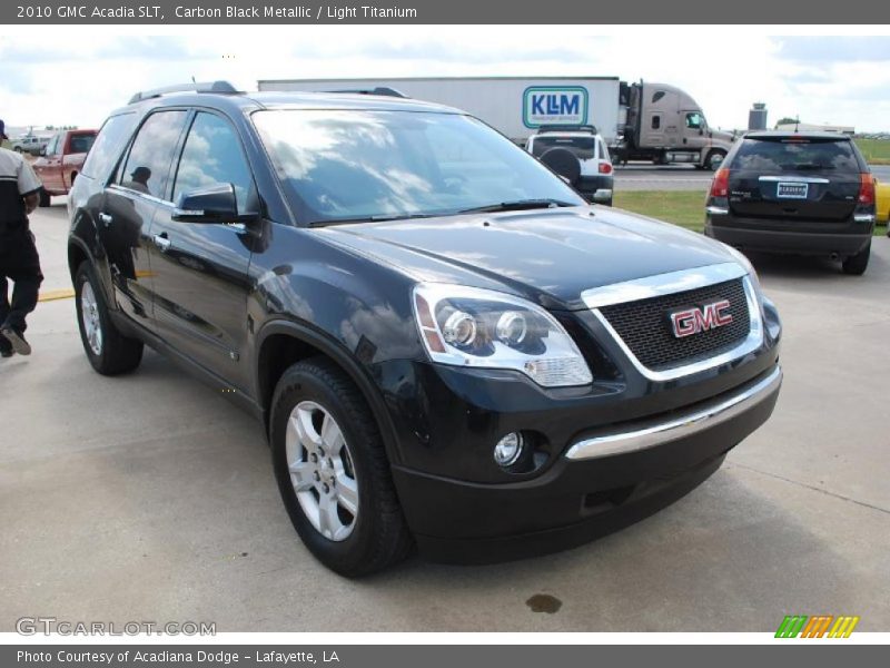 Carbon Black Metallic / Light Titanium 2010 GMC Acadia SLT