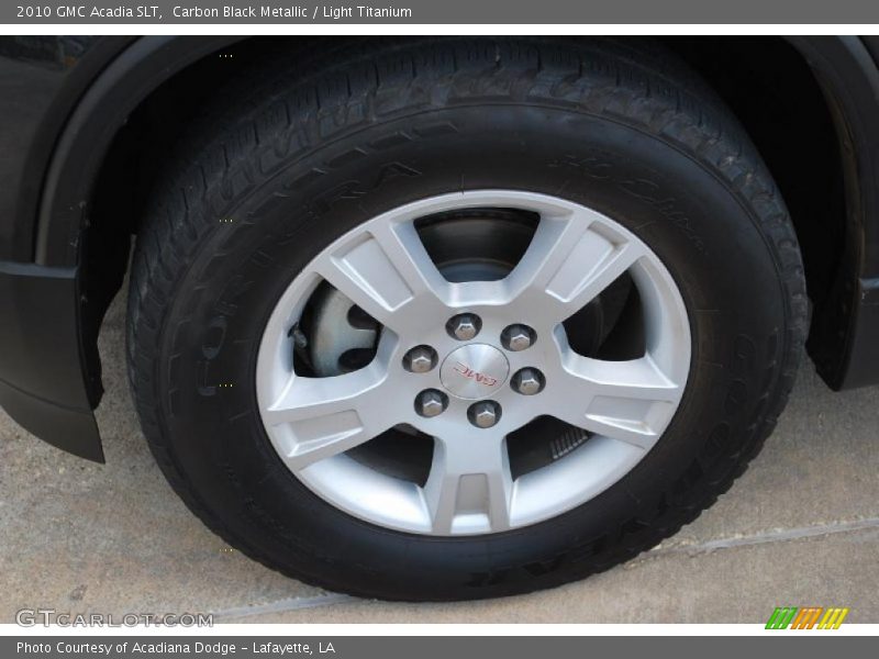 Carbon Black Metallic / Light Titanium 2010 GMC Acadia SLT