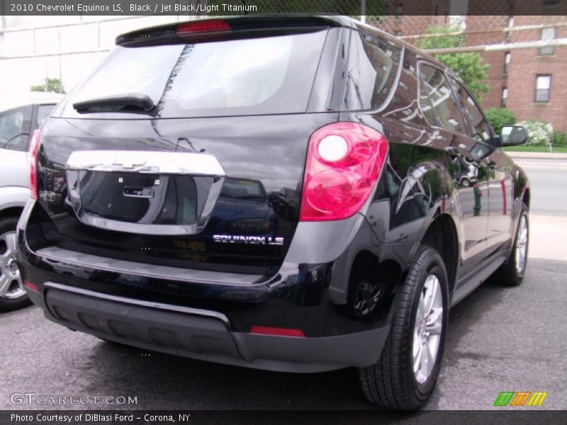 Black / Jet Black/Light Titanium 2010 Chevrolet Equinox LS