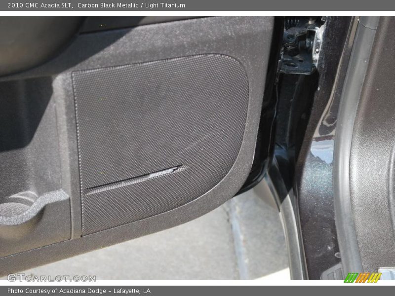Carbon Black Metallic / Light Titanium 2010 GMC Acadia SLT
