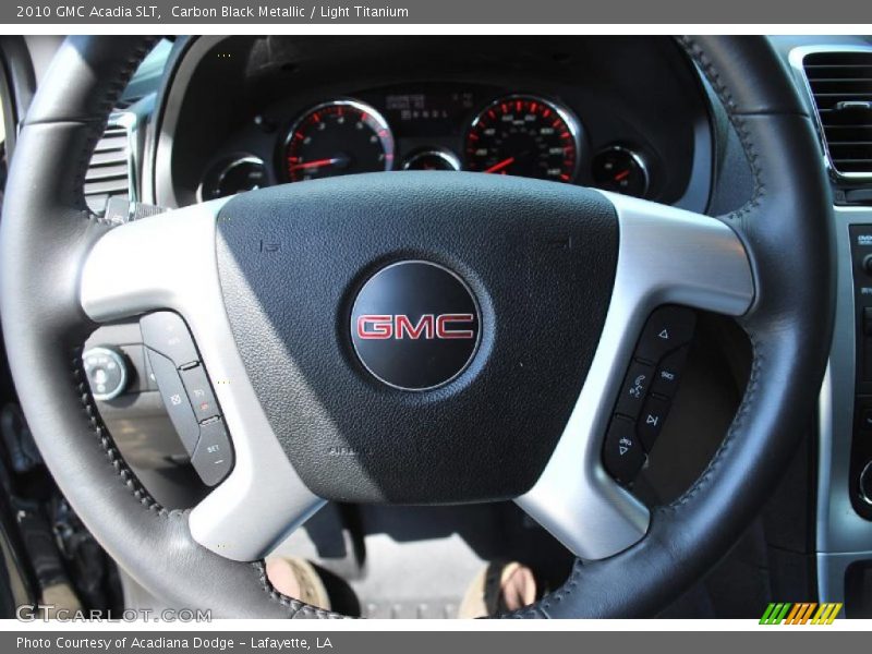 Carbon Black Metallic / Light Titanium 2010 GMC Acadia SLT