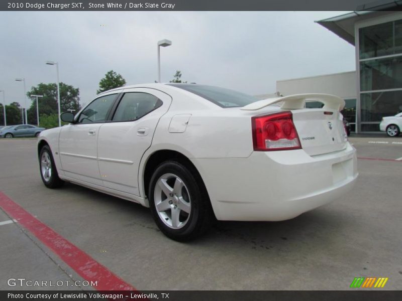 Stone White / Dark Slate Gray 2010 Dodge Charger SXT