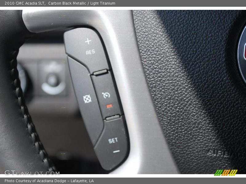 Carbon Black Metallic / Light Titanium 2010 GMC Acadia SLT
