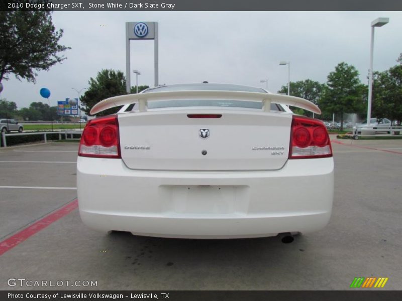 Stone White / Dark Slate Gray 2010 Dodge Charger SXT