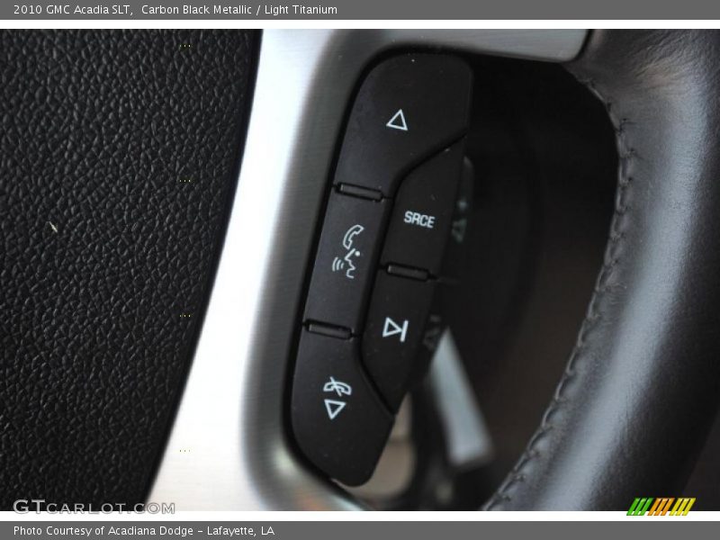 Carbon Black Metallic / Light Titanium 2010 GMC Acadia SLT