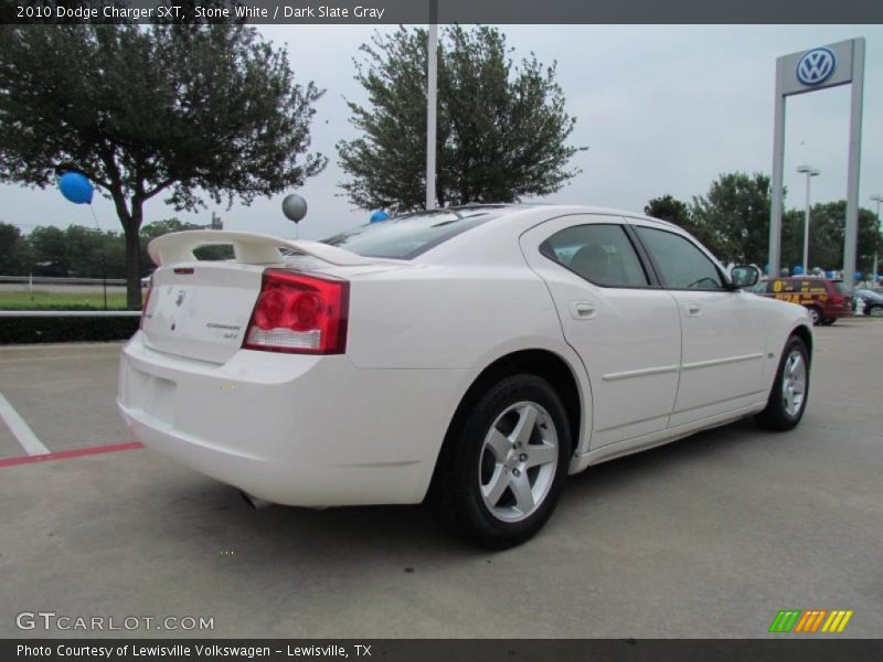 Stone White / Dark Slate Gray 2010 Dodge Charger SXT