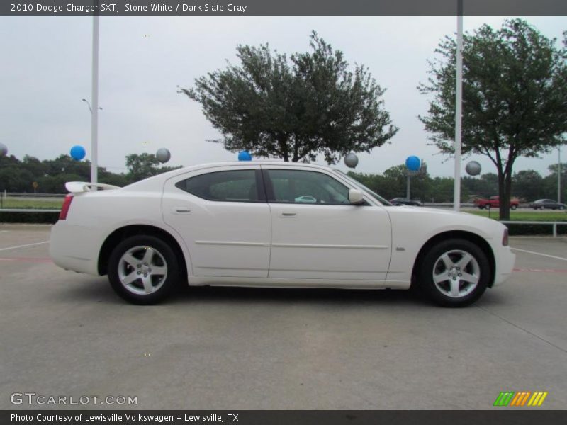 Stone White / Dark Slate Gray 2010 Dodge Charger SXT