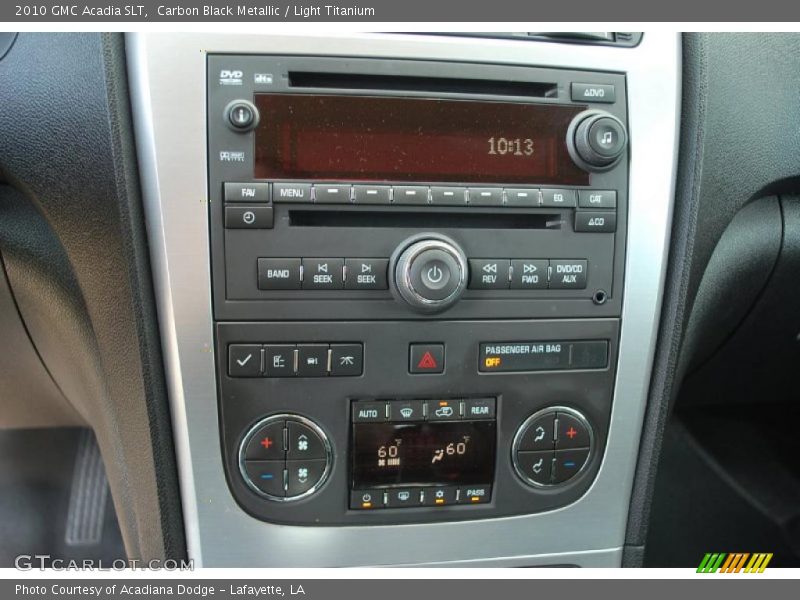 Carbon Black Metallic / Light Titanium 2010 GMC Acadia SLT