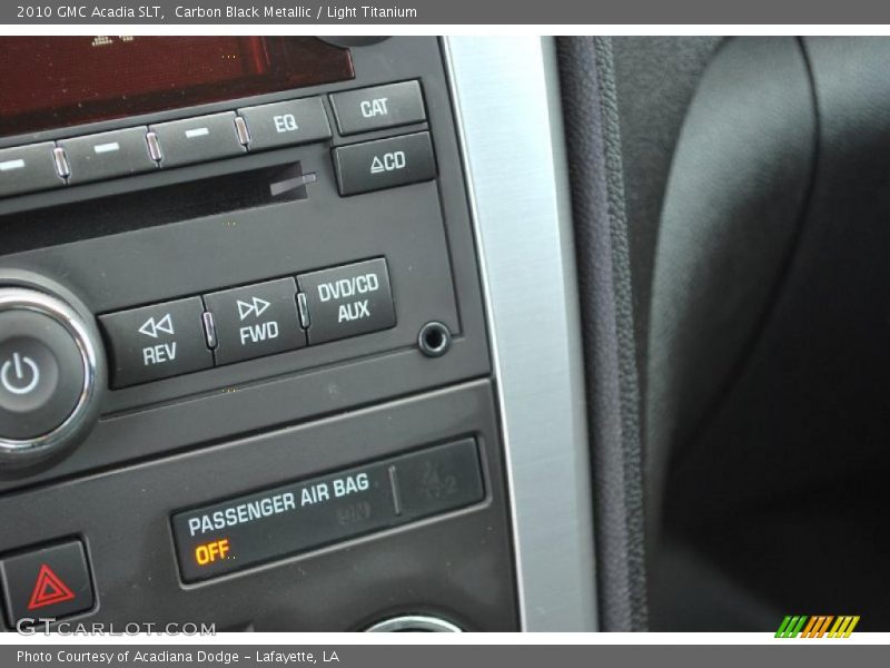 Carbon Black Metallic / Light Titanium 2010 GMC Acadia SLT