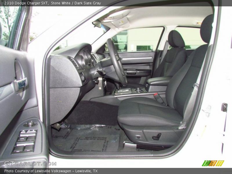 Stone White / Dark Slate Gray 2010 Dodge Charger SXT