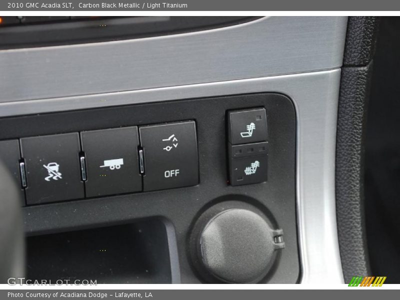 Carbon Black Metallic / Light Titanium 2010 GMC Acadia SLT