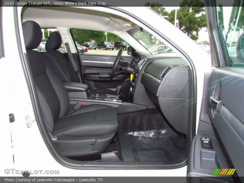 Stone White / Dark Slate Gray 2010 Dodge Charger SXT