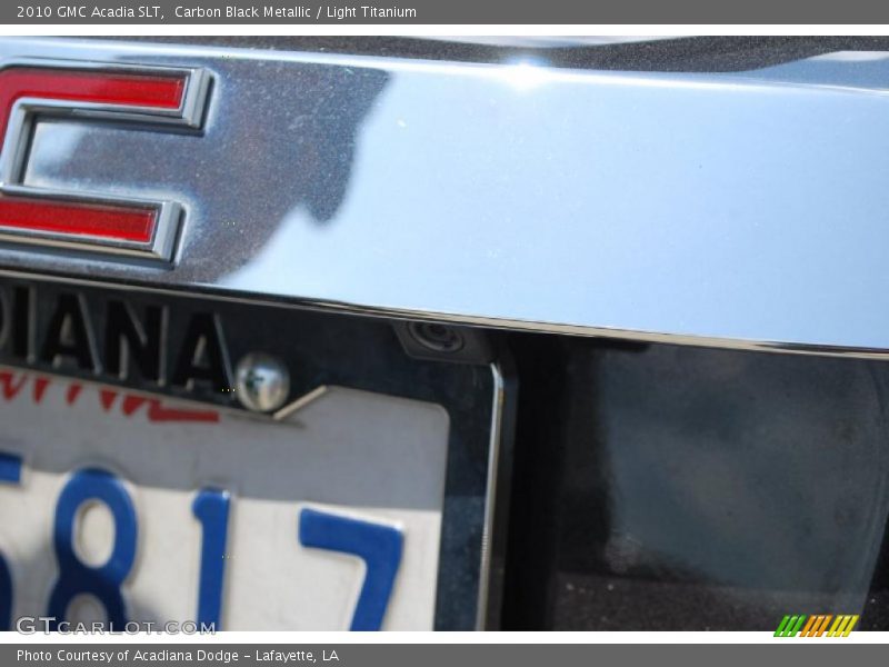 Carbon Black Metallic / Light Titanium 2010 GMC Acadia SLT