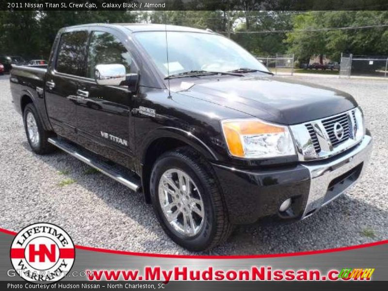 Galaxy Black / Almond 2011 Nissan Titan SL Crew Cab