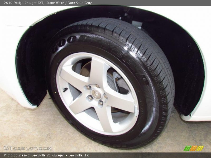 Stone White / Dark Slate Gray 2010 Dodge Charger SXT
