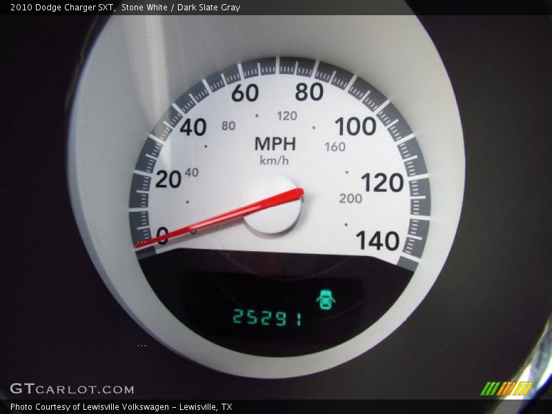 Stone White / Dark Slate Gray 2010 Dodge Charger SXT