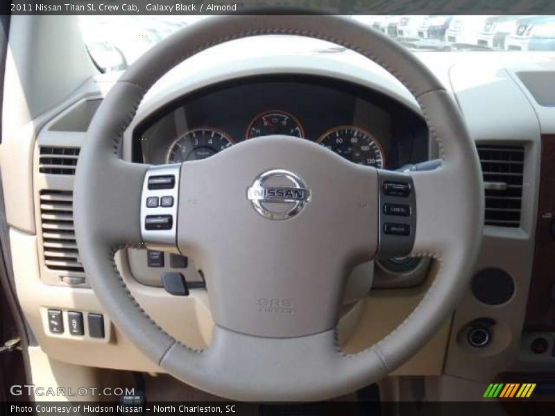 Galaxy Black / Almond 2011 Nissan Titan SL Crew Cab