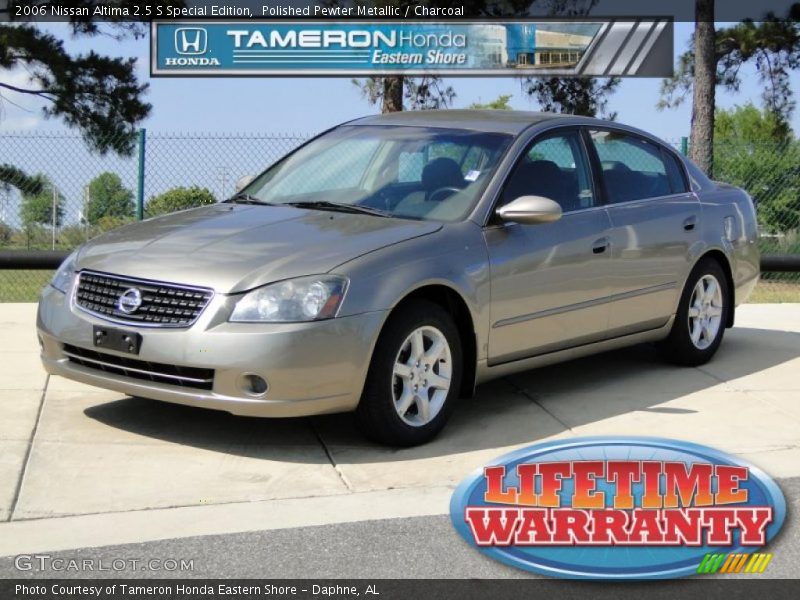Polished Pewter Metallic / Charcoal 2006 Nissan Altima 2.5 S Special Edition