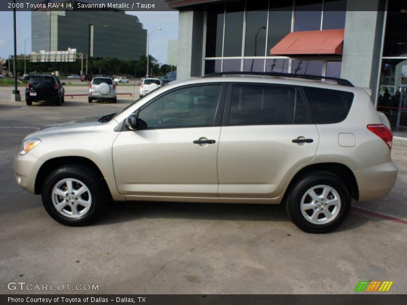 Savannah Metallic / Taupe 2008 Toyota RAV4 I4