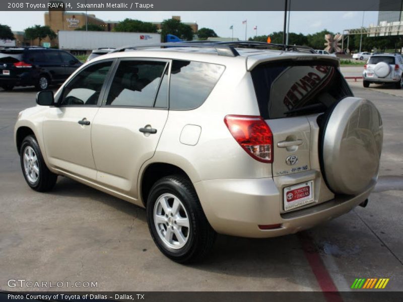Savannah Metallic / Taupe 2008 Toyota RAV4 I4