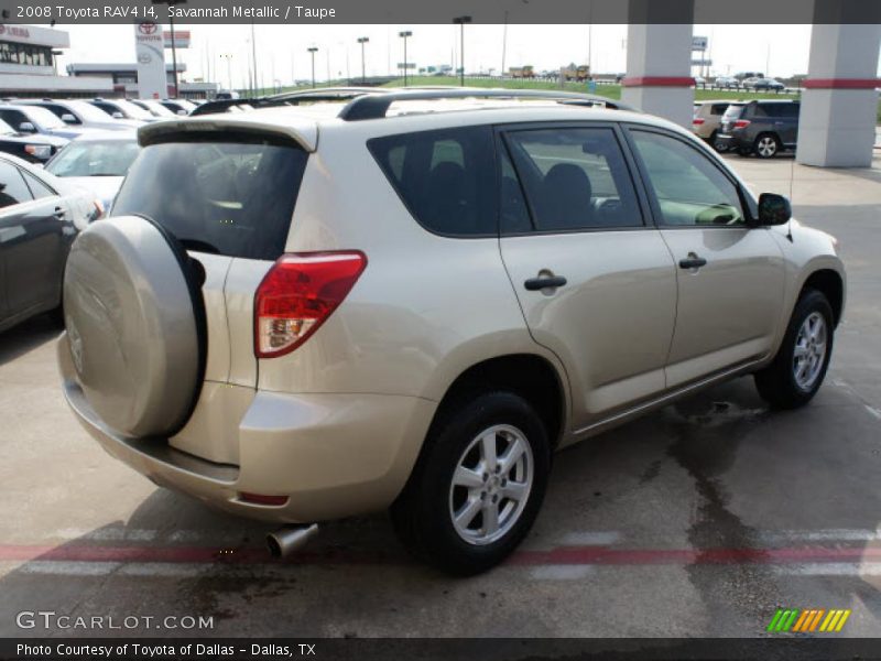 Savannah Metallic / Taupe 2008 Toyota RAV4 I4