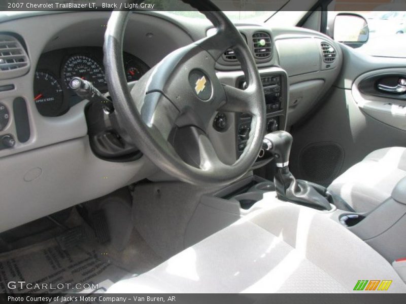 Black / Light Gray 2007 Chevrolet TrailBlazer LT