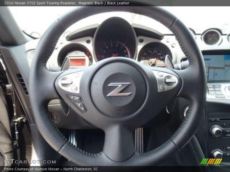 Magnetic Black / Black Leather 2010 Nissan 370Z Sport Touring Roadster