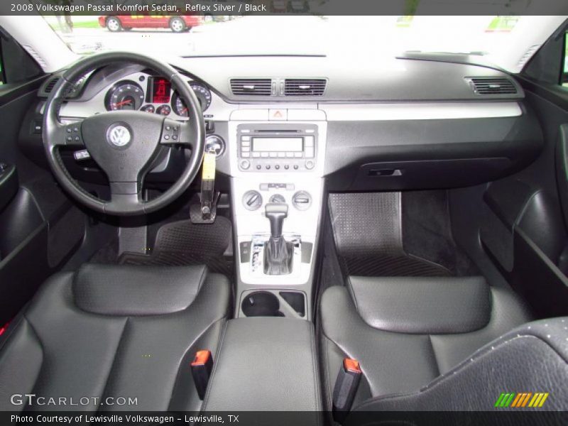 Reflex Silver / Black 2008 Volkswagen Passat Komfort Sedan