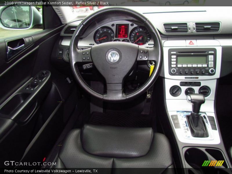 Reflex Silver / Black 2008 Volkswagen Passat Komfort Sedan