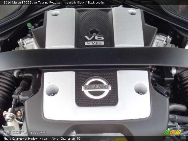 Magnetic Black / Black Leather 2010 Nissan 370Z Sport Touring Roadster