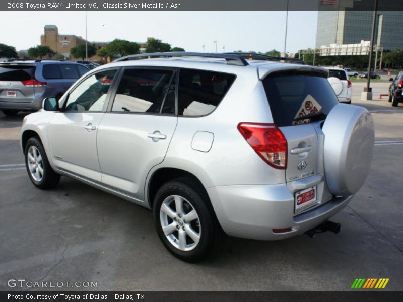 Classic Silver Metallic / Ash 2008 Toyota RAV4 Limited V6