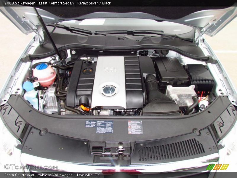 Reflex Silver / Black 2008 Volkswagen Passat Komfort Sedan