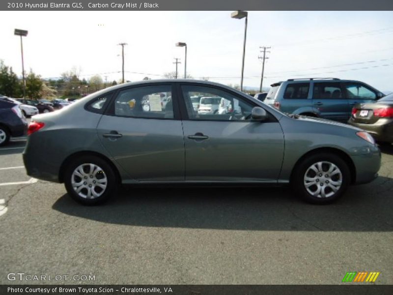 Carbon Gray Mist / Black 2010 Hyundai Elantra GLS