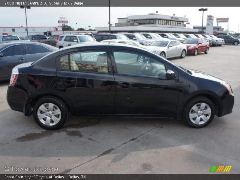 Super Black / Beige 2008 Nissan Sentra 2.0