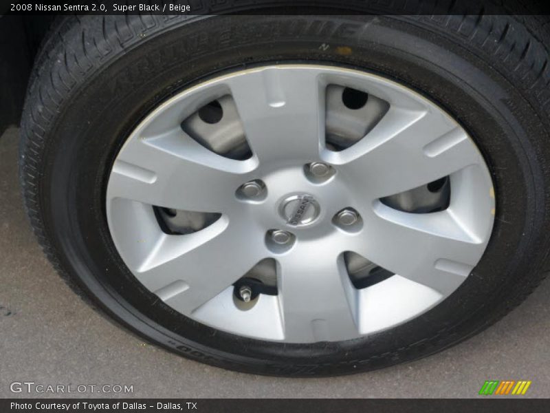 Super Black / Beige 2008 Nissan Sentra 2.0