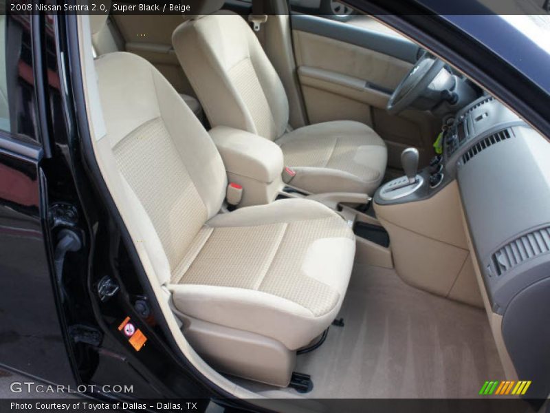 Super Black / Beige 2008 Nissan Sentra 2.0