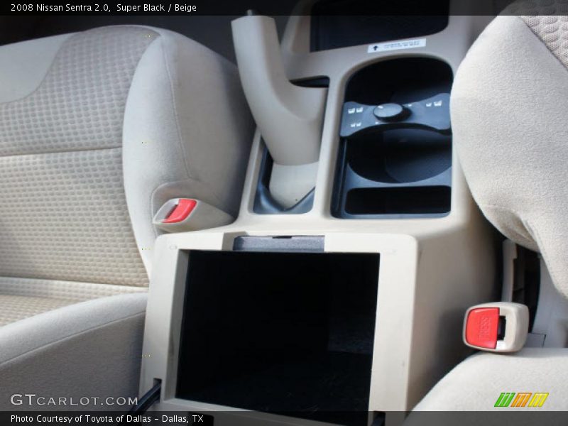 Super Black / Beige 2008 Nissan Sentra 2.0