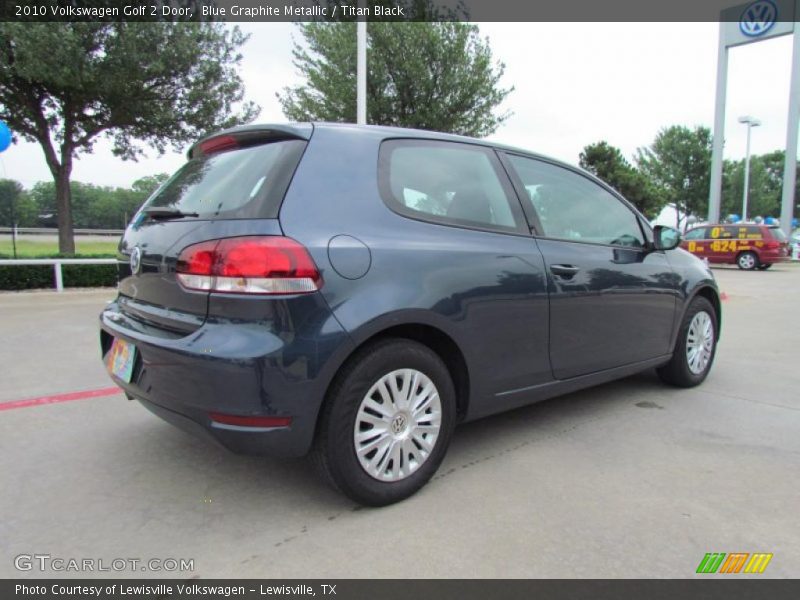 Blue Graphite Metallic / Titan Black 2010 Volkswagen Golf 2 Door