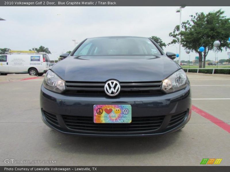 Blue Graphite Metallic / Titan Black 2010 Volkswagen Golf 2 Door