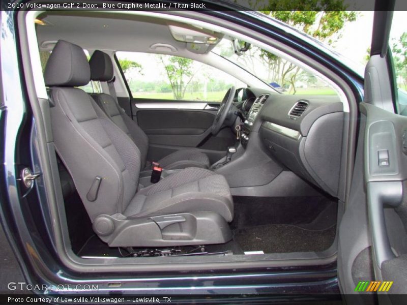  2010 Golf 2 Door Titan Black Interior