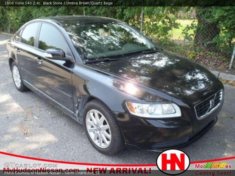 Black Stone / Umbra Brown/Quartz Beige 2008 Volvo S40 2.4i