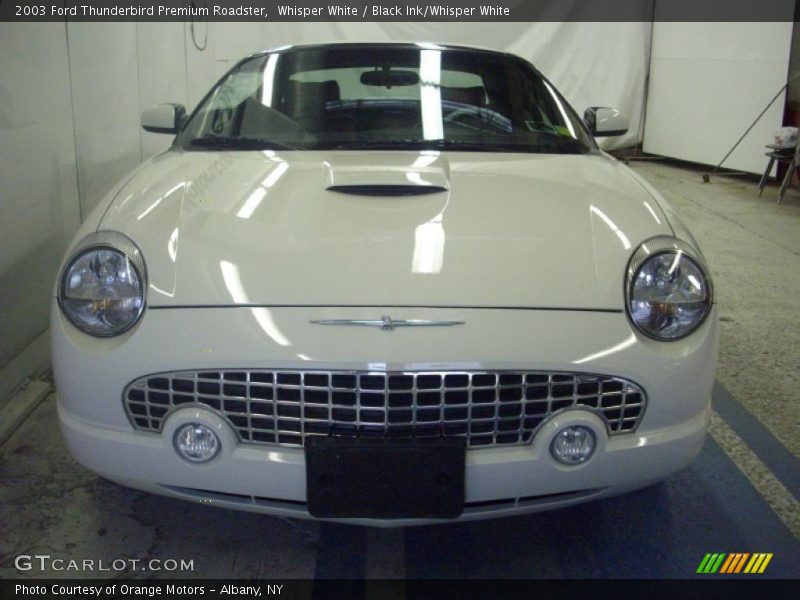 Whisper White / Black Ink/Whisper White 2003 Ford Thunderbird Premium Roadster