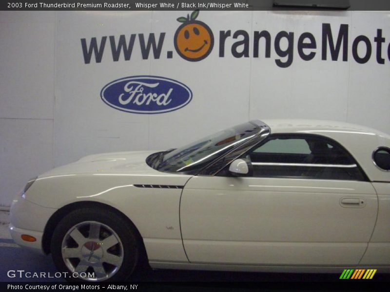 Whisper White / Black Ink/Whisper White 2003 Ford Thunderbird Premium Roadster