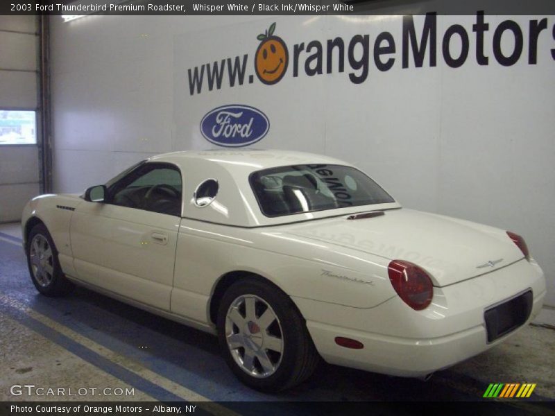 Whisper White / Black Ink/Whisper White 2003 Ford Thunderbird Premium Roadster