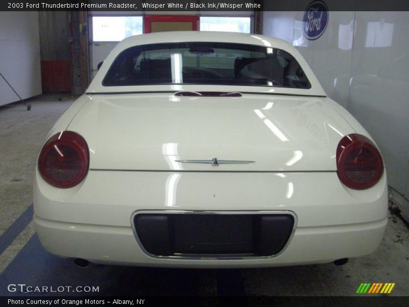 Whisper White / Black Ink/Whisper White 2003 Ford Thunderbird Premium Roadster